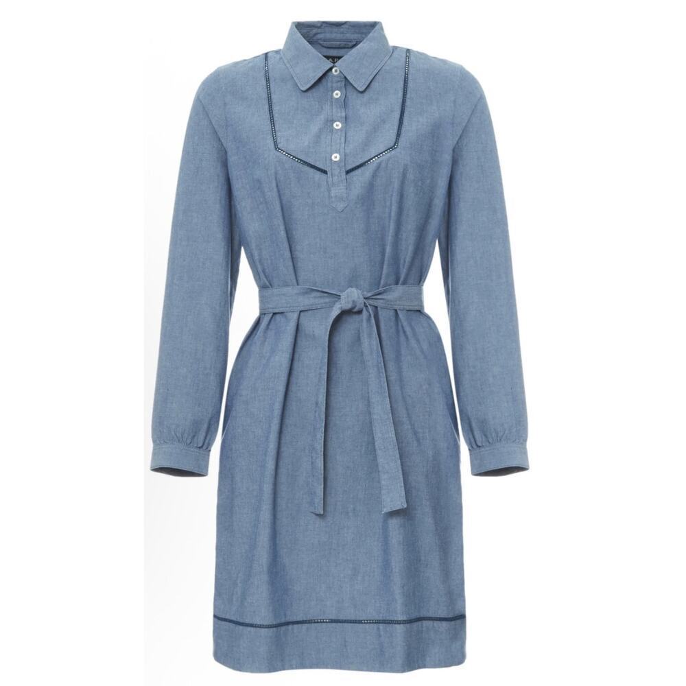 A.P.C. Maeve Chambray Dress‎ Cotton size FR 40, US 6/8